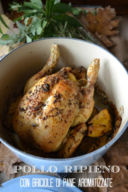 Ricetta Pollo ripieno con briciole di pane