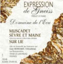 Muscadet Sevre et Maine Expression de Gneiss 2009, Domaine de l'Ecu