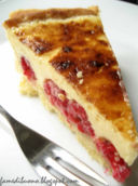 Crostata di lamponi con chibouste alla vaniglia di L. Montersino