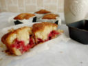 Mini plumcake integrali allo yogurt e lamponi