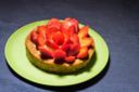 Crostata alle fragole crudista