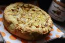 Torta di mele e marmellata di castagne con farina di farro.
