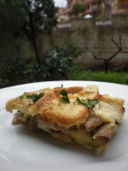 Sformato di Funghi con pane in cassetta