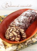 Salame al cioccolato (senza uova, senza burro)