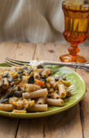 Pasta cavolfiore, zucca e funghi, un'esplosione di bontà!