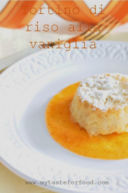 Rice Design ♥ Tortino di riso alla vaniglia