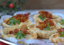 Canapè di verdure caramellate