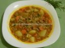 Zuppa di lenticchie con patate