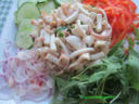 insalata di mare e verdurine croccanti