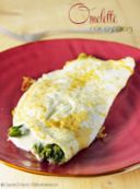 Omelette di albumi con asparagi