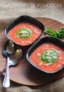 Gazpacho di pomodori e foglie di sedano