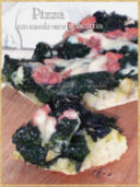 Pizza con cavolo nero e salsiccia