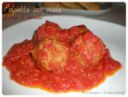 Polpette con mela al sugo di cannella