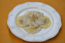 Ravioli Pere e Taleggio in Salsa di Noci