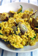 Grano vongole e curry