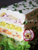 Mega sandwich con copertura al formaggio