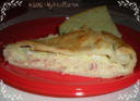Torta rustica con ricotta e prosciutto cotto