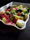 Cous cous di mais in insalata