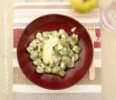 Gnocchi verdi al gorgonzola e mela