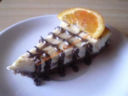 Cheese cake cioccolato ed arancio alla ricotta