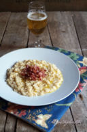 Risotto alla birra e pancetta affumicata