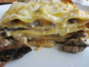 lasagne ai doppi funghi