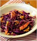 Insalata cavolo rosso mele e noci - Red cabbage, apple and walnut salad