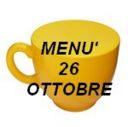 Menù per il 26 ottobre