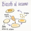 Biscottini al sesamo e iniziamo a preparare le valigie...