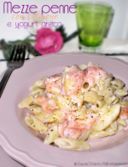 Mezze penne fredde con salmone e yogurt greco