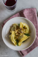 Ravioli carciofi ed agnello per il pranzo di Pasqua