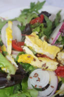Insalata estiva con pollo allo zafferano