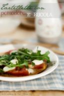 Tartellette con pomodoro e rucola