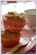 Muffin al cocco con copertura croccante