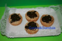 Tortine alle castagne con ganache al cioccolato fondente