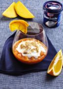 Crumble di mango con menta e Crème fraîche!