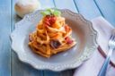 Tagliatelle pomodoro e funghi