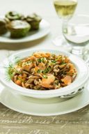 Fusilli di segale, con salmone Norvegese KV Nordik