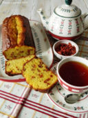 Cake all'arancia e bacche di Goji