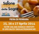 Salone Nazionale delle Sagre. 25, 26 e 27 aprile 2014 a Ferrara