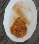 Pasta al salmone e pangrattato