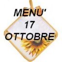 Menù per il 17 ottobre
