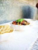 Caserecce zucchine, pomodori e olive taggiasche