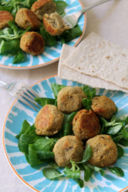 POLPETTE DI LENTICCHIE ROSSE E MELANZANE