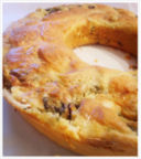 Ciambella rustica con funghi e caciotta