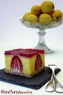 Cheesecake al lemon curd e fragole