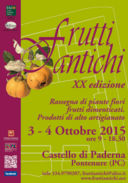 Frutti antichi. 3 e 4 ottobre 2015 al Castello di Paderna a Pontenure (Piacenza)