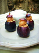 Fichi ripieni con panna acida
