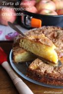 Torta di mele con crosticina croccante
