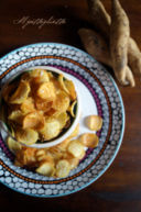 Chips di patate dolci al curry e fior di sale